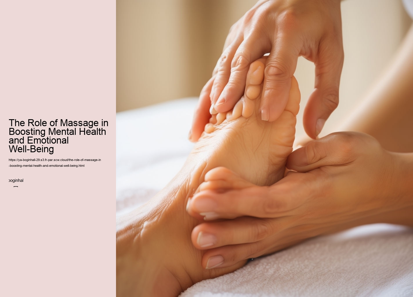 The Role of Massage in Boosting Mental Health and Emotional Well-Being